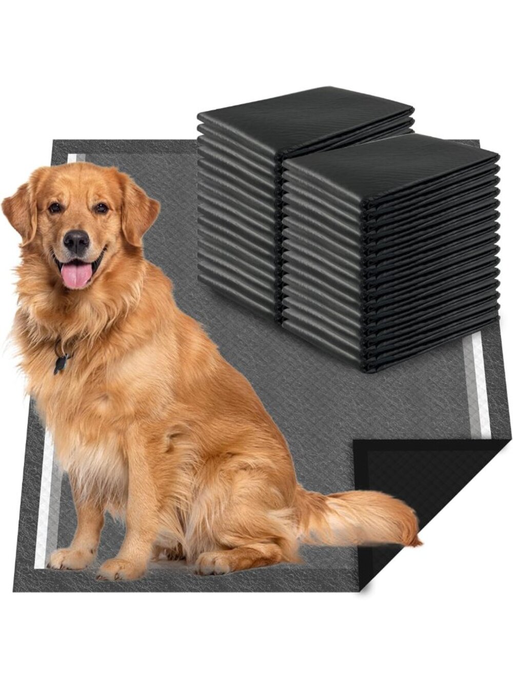Extra Large Dog Pee Pads 28"x34" - 30 Count Disposable Potty Pads for Odor